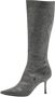 Jimmy Choo Pre-owned Fabric boots Gray Dames - Thumbnail 1