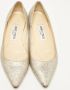 Jimmy Choo Pre-owned Fabric flats Gray Dames - Thumbnail 1