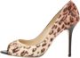 Jimmy Choo Pre-owned Fabric heels Brown Dames - Thumbnail 1