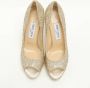 Jimmy Choo Pre-owned Fabric heels Gray Dames - Thumbnail 1