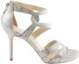 Jimmy Choo Pre-owned Fabric heels Gray Dames - Thumbnail 1