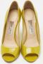 Jimmy Choo Pre-owned Fabric heels Green Dames - Thumbnail 1