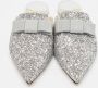 Jimmy Choo Pre-owned Fabric mules Gray Dames - Thumbnail 1