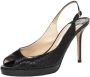 Jimmy Choo Pre-owned Fabric sandals Black Dames - Thumbnail 1