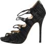 Jimmy Choo Pre-owned Fabric sandals Black Dames - Thumbnail 1