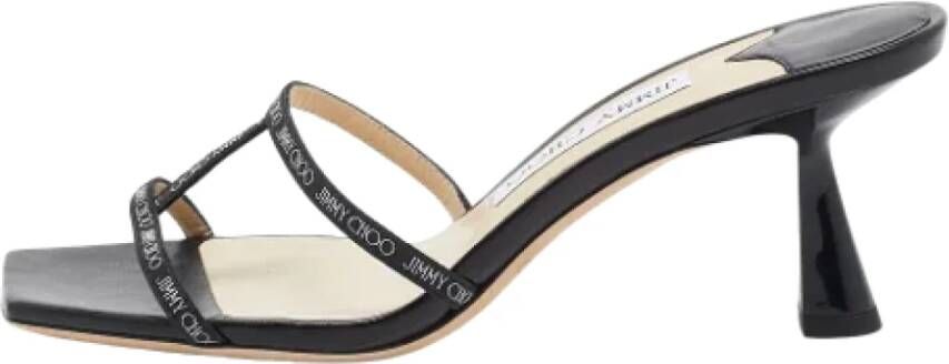 Jimmy Choo Pre-owned Fabric sandals Black Dames