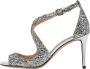 Jimmy Choo Pre-owned Fabric sandals Gray Dames - Thumbnail 1