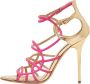 Jimmy Choo Pre-owned Fabric sandals Pink Dames - Thumbnail 1