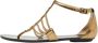 Jimmy Choo Pre-owned Fabric sandals Yellow Dames - Thumbnail 1