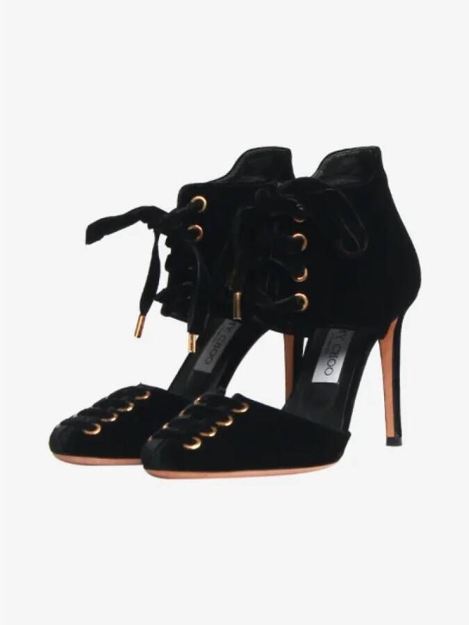 Jimmy Choo Pre-owned Lace heels Black Dames