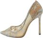 Jimmy Choo Pre-owned Lace heels Gray Dames - Thumbnail 1