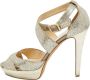 Jimmy Choo Pre-owned Lace sandals Yellow Dames - Thumbnail 1