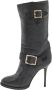 Jimmy Choo Pre-owned Leather boots Black Dames - Thumbnail 1