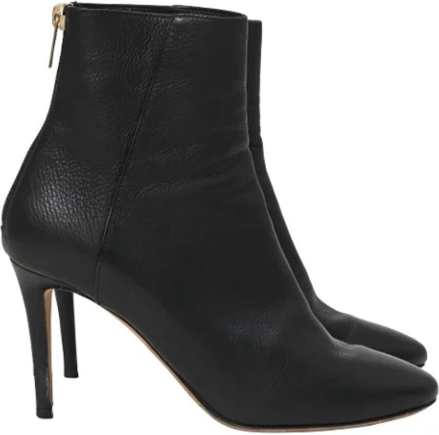 Jimmy Choo Pre-owned Leather boots Black Dames