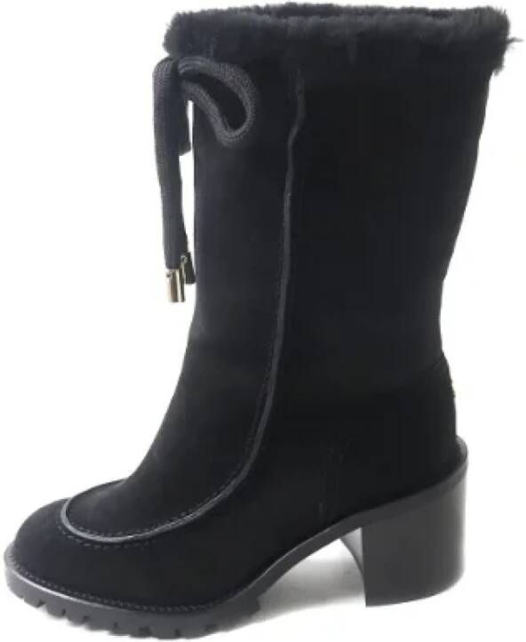 Jimmy Choo Pre-owned Leather boots Black Dames