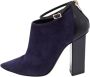 Jimmy Choo Pre-owned Leather boots Blue Dames - Thumbnail 1