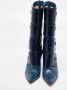 Jimmy Choo Pre-owned Leather boots Blue Dames - Thumbnail 1