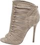 Jimmy Choo Pre-owned Leather boots Gray Dames - Thumbnail 1