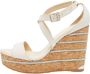 Jimmy Choo Pre-owned Leather espadrilles White Dames - Thumbnail 1