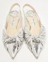 Jimmy Choo Pre-owned Leather flats Gray Dames - Thumbnail 1