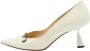 Jimmy Choo Pre-owned Leather heels Beige Dames - Thumbnail 1