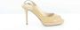 Jimmy Choo Pre-owned Leather heels Beige Dames - Thumbnail 1