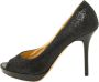 Jimmy Choo Pre-owned Leather heels Black Dames - Thumbnail 1