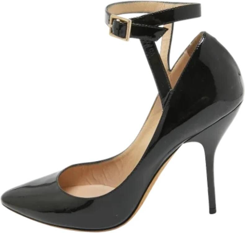 Jimmy Choo Pre-owned Leather heels Black Dames