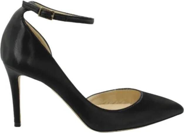 Jimmy Choo Pre-owned Leather heels Black Dames