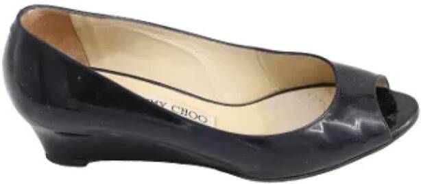Jimmy Choo Pre-owned Leather heels Black Dames