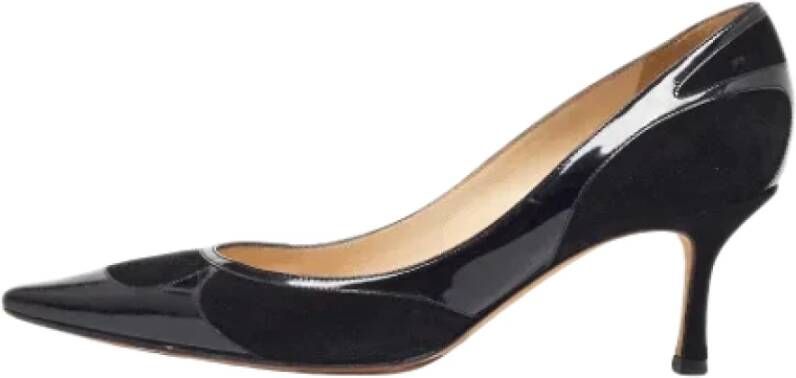 Jimmy Choo Pre-owned Leather heels Black Dames