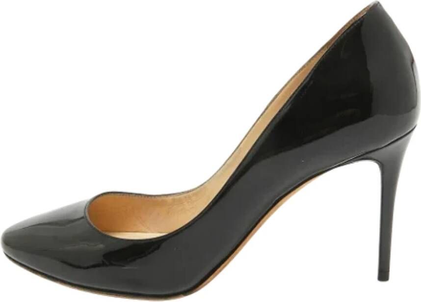 Jimmy Choo Pre-owned Leather heels Black Dames