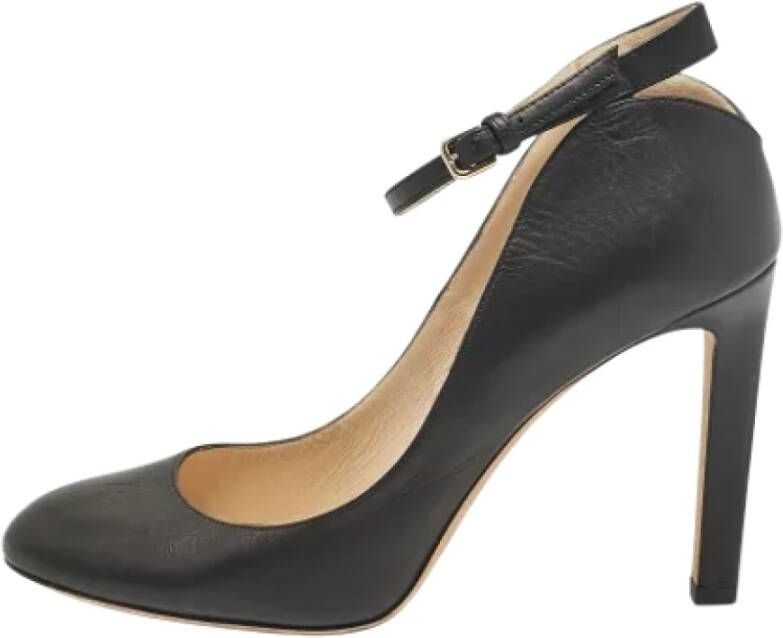 Jimmy Choo Pre-owned Leather heels Black Dames