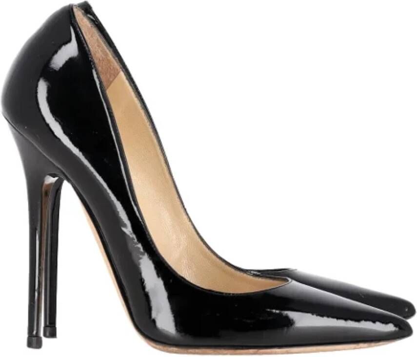 Jimmy Choo Pre-owned Leather heels Black Dames