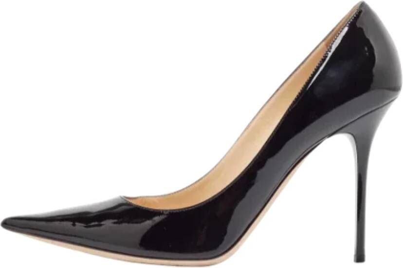 Jimmy Choo Pre-owned Leather heels Black Dames