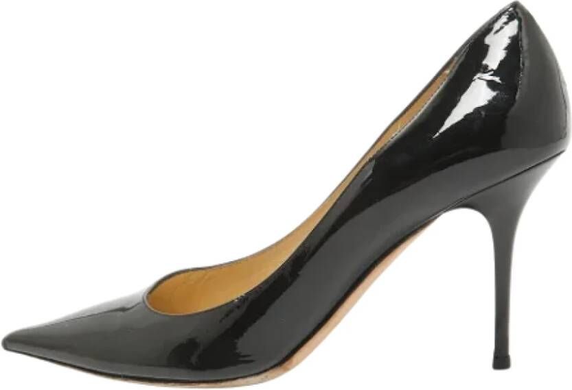 Jimmy Choo Pre-owned Leather heels Black Dames