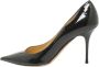 Jimmy Choo Pre-owned Leather heels Black Dames - Thumbnail 1