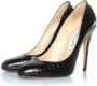 Jimmy Choo Pre-owned Leather heels Black Dames - Thumbnail 1