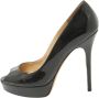 Jimmy Choo Pre-owned Leather heels Black Dames - Thumbnail 1