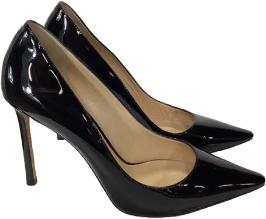 Jimmy Choo Pre-owned Leather heels Black Dames