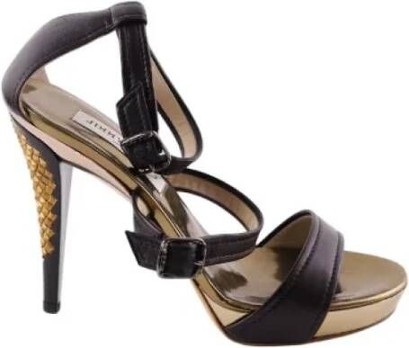 Jimmy Choo Pre-owned Leather heels Black Dames