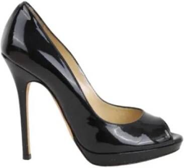 Jimmy Choo Pre-owned Leather heels Black Dames