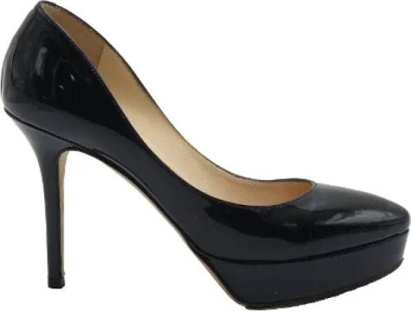 Jimmy Choo Pre-owned Leather heels Black Dames