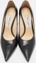 Jimmy Choo Pre-owned Leather heels Black Dames - Thumbnail 1