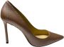 Jimmy Choo Pre-owned Leather heels Brown Dames - Thumbnail 1