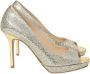 Jimmy Choo Pre-owned Leather heels Gray Dames - Thumbnail 1