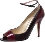 Jimmy Choo Pre-owned Leather heels Red Dames - Thumbnail 1