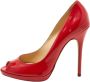 Jimmy Choo Pre-owned Leather heels Red Dames - Thumbnail 1