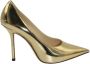 Jimmy Choo Pre-owned Leather heels Yellow Dames - Thumbnail 1