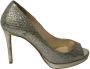 Jimmy Choo Pre-owned Leather heels Yellow Dames - Thumbnail 1